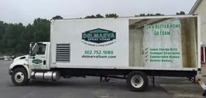 Delmarva Spray Foam's truck