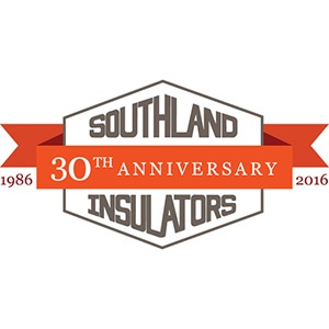 30th Anniversary Logo for Southland Insulators, a Partner Company of Delmarva Spray Foam